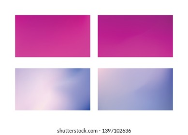 Modern colorful flow poster. Set of Modern Colorful Mesh Background for Banner or Print.