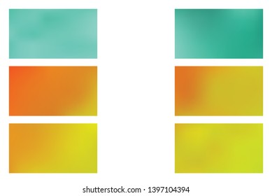 Modern colorful flow poster. Set of Festive glowing a bright background.