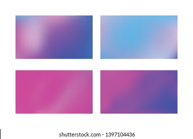 Modern colorful flow poster. Set of Festive glowing a bright background.