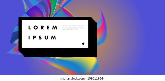 Modern colorful flow poster. Wave Liquid shape in colorful background. Art design for your design project. Vector illustration EPS10