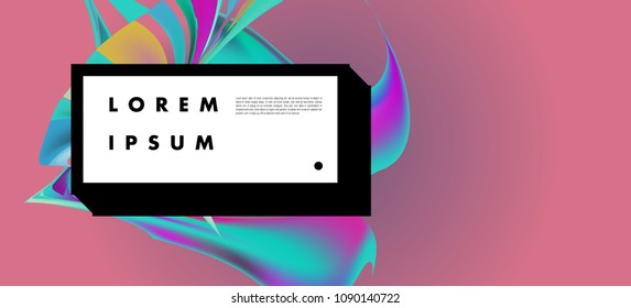 Modern colorful flow poster. Wave Liquid shape in colorful background. Art design for your design project. Vector illustration EPS10