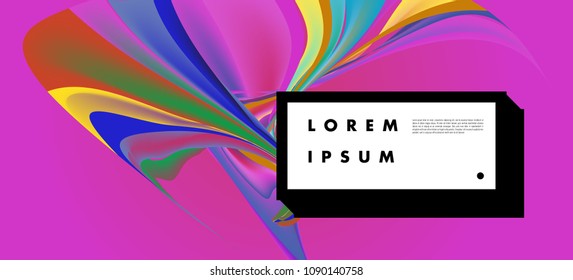 Modern colorful flow poster. Wave Liquid shape in colorful background. Art design for your design project. Vector illustration EPS10