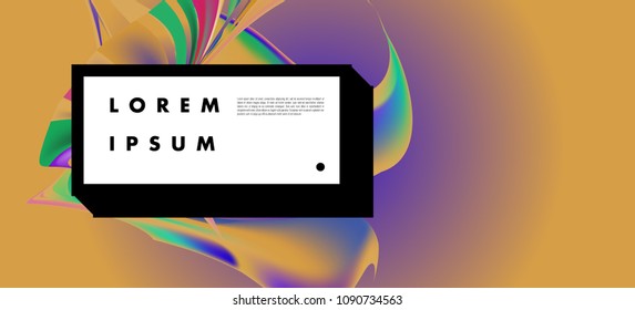 Modern colorful flow poster. Wave Liquid shape in colorful background. Art design for your design project. Vector illustration EPS10