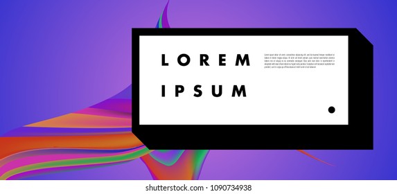 Modern colorful flow poster. Wave Liquid shape in colorful background. Art design for your design project. Vector illustration EPS10