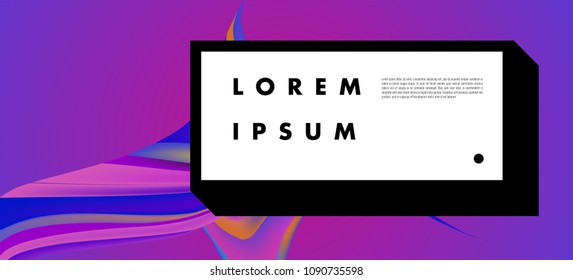 Modern colorful flow poster. Wave Liquid shape in colorful background. Art design for your design project. Vector illustration EPS10