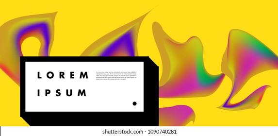 Modern colorful flow poster. Wave Liquid shape in colorful background. Art design for your design project. Vector illustration EPS10