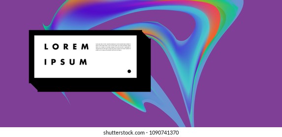 Modern colorful flow poster. Wave Liquid shape in colorful background. Art design for your design project. Vector illustration EPS10