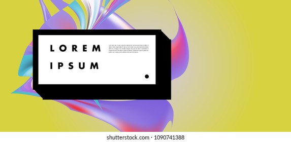 Modern colorful flow poster. Wave Liquid shape in colorful background. Art design for your design project. Vector illustration EPS10