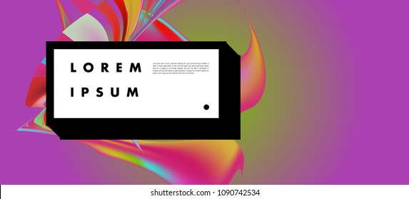 Modern colorful flow poster. Wave Liquid shape in colorful background. Art design for your design project. Vector illustration EPS10