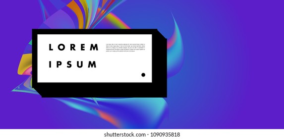 Modern colorful flow poster. Wave Liquid shape in colorful background. Art design for your design project. Vector illustration EPS10