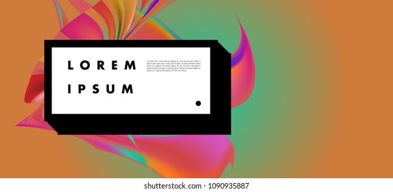 Modern colorful flow poster. Wave Liquid shape in colorful background. Art design for your design project. Vector illustration EPS10