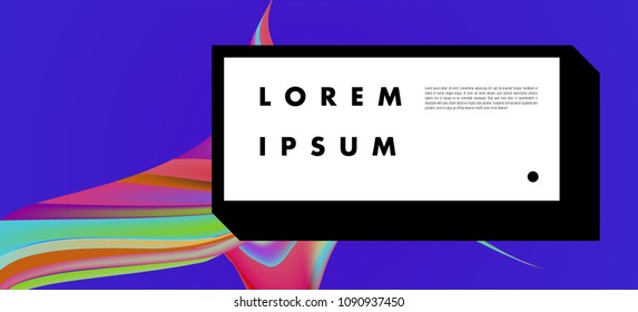 Modern colorful flow poster. Wave Liquid shape in colorful background. Art design for your design project. Vector illustration EPS10