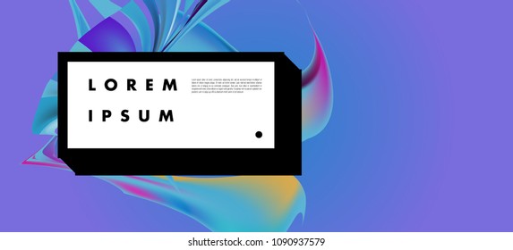 Modern colorful flow poster. Wave Liquid shape in colorful background. Art design for your design project. Vector illustration EPS10
