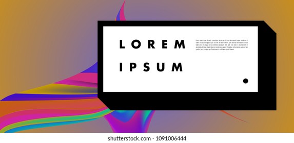 Modern colorful flow poster. Wave Liquid shape in colorful background. Art design for your design project. Vector illustration EPS10