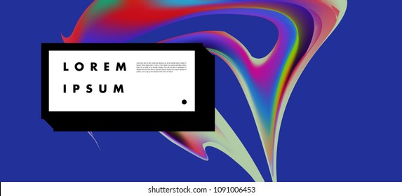 Modern colorful flow poster. Wave Liquid shape in colorful background. Art design for your design project. Vector illustration EPS10