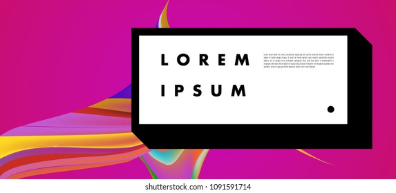 Modern colorful flow poster. Wave Liquid shape in colorful background. Art design for your design project. Vector illustration EPS10