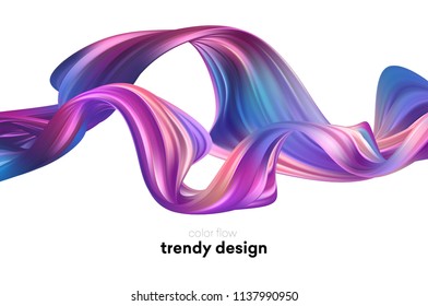 Modern colorful flow poster. Wave Liquid shape in blue color background. Art design for your project. Vector illustration EPS10 Modern colorful flow poster. Wave Liquid shape in blue color background. Art design for your project. Vector illustration EPS10