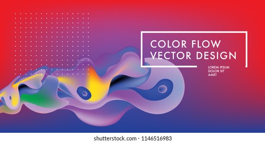	
Modern colorful flow poster. Wave Liquid shape in blue color background. Art design for your design project. Vector illustration EPS10