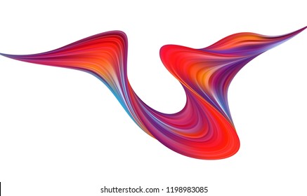 Modern colorful flow poster. Wave Liquid shape color background. Art design for your design project. Vector illustration EPS10