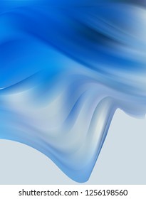 Modern colorful flow poster. Wave Liquid shape color background. Vector illustration EPS10