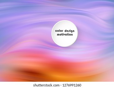 Modern colorful flow poster. Wave Liquid shape color background. 