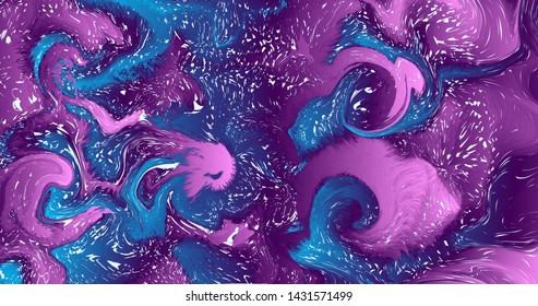 Modern colorful flow poster. Wave Liquid shape on multycolor background. Art design for your project. Vector illustration.