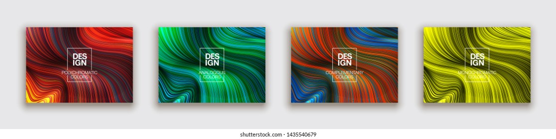 Modern colorful flow poster. Wave Liquid shape color background. Art design for your design project. Vector illustration EPS10