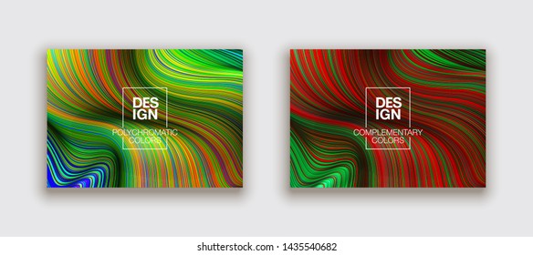 Modern colorful flow poster. Wave Liquid shape color background. Art design for your design project. Vector illustration EPS10