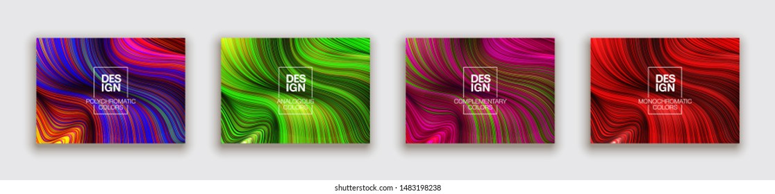 Modern colorful flow poster. Wave Liquid shape color background. Art design for your design project. Vector illustration EPS10