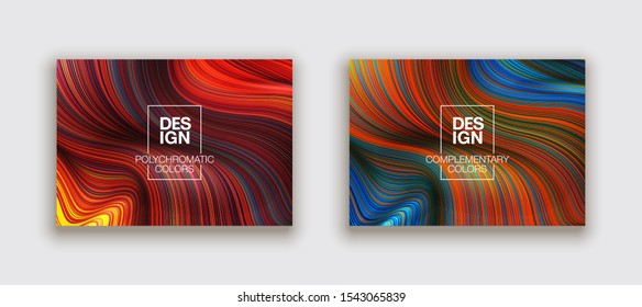 Modern colorful flow poster. Wave Liquid shape color background. Art design for your design project. Vector illustration EPS10