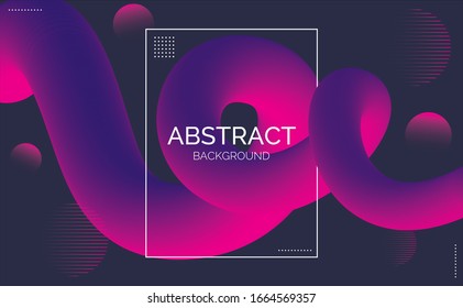 Modern colorful flow poster. Wave Liquid shape in blue color background. Art design for your design project. Vector illustration EPS10