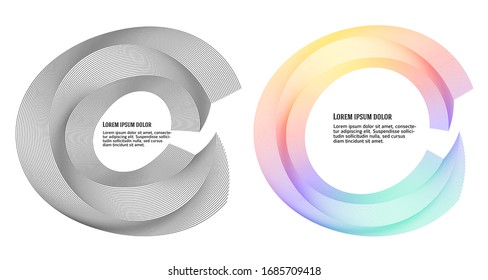 Modern colorful flow poster. Wave Liquid shape in rainbow color reflects flare background. Art design for your design project. Vector illustration EPS10 or booklet layout, wellness leaflet, newsletter