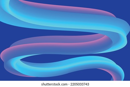 Modern colorful flow poster. Wave Liquid shape in blue color background. Art design for your design project. Vector illustration