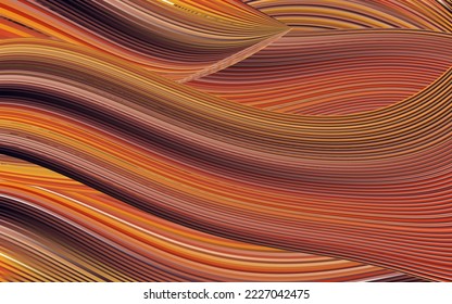 Modern colorful flow poster. Wave Liquid shape in black color background. Art design for your design project