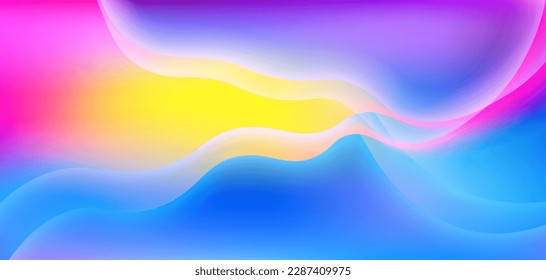 Modern colorful flow poster. Wave Liquid shape in blue color background. Art design for your design project. Vector illustration EPS10.