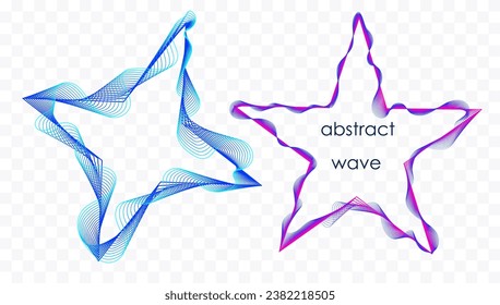 Modern colorful flow poster. Wave Liquid shape in transparent background, frame. Art design for your design project. Vector illustration EPS10