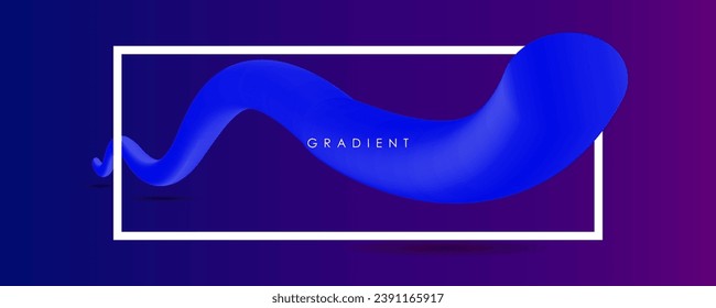  Modern colorful flow poster. Wave Liquid shape color paint. Art design for your design project. Art design for your design project. Vector illustration EPS10