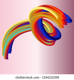 Modern colorful flow wave. Vector liquid shape. Art design for your design.