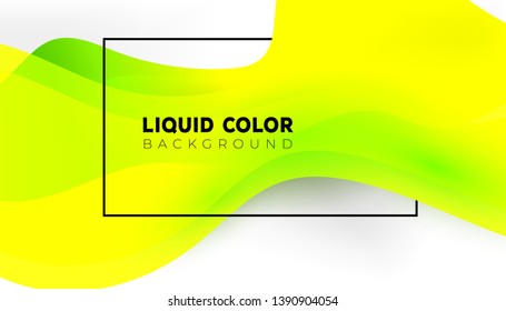 Modern colorful fluid creative templates with dynamic linear waves.