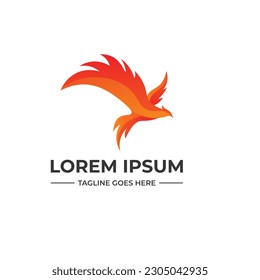 modern colorful fly phoenix or eagle logo design vector template, Luxury Phoenix Logo Concept Stock Vector, Phoenix logo design template. Vector Illustration, Phoenix Eagle Logo Template