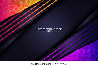 Modern colorful futuristic background design. Vector graphic illustration