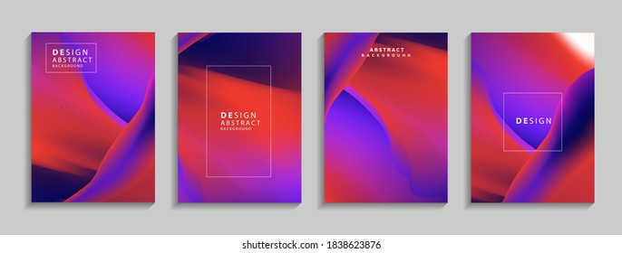 Modern colorful geometric abstract background. Fluid shapes composition for banner, poster, book or web. vector illustration design. 