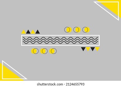 Modern and colorful geometric abstract background.