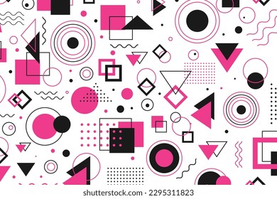 Modern colorful geometric background. Modern abstract background with geometric shapes and lines