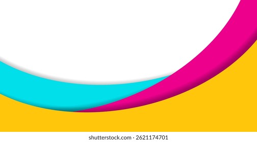 Modern Colorful Geometric Background. Abstract Business Banner. Minimal Technology Wallpaper