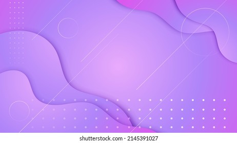 Modern colorful geometric background. Dynamic fluid shapes composition for presentation design, website header, landing page background