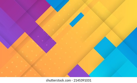 Modern colorful geometric background. Dynamic fluid shapes composition for presentation design, website header, landing page background