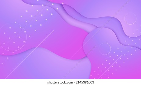 Modern colorful geometric background. Fluid shapes composition for presentation design, website header, landing page background