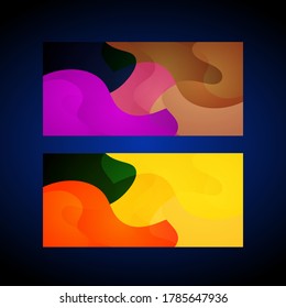 Modern Colorful geometric gradient abstract background Dynamic shapes composition