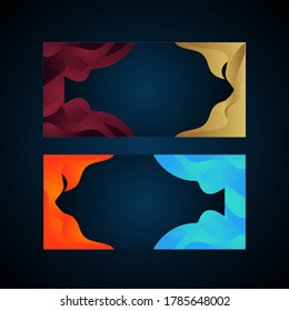 Modern Colorful geometric gradient abstract background Dynamic shapes composition